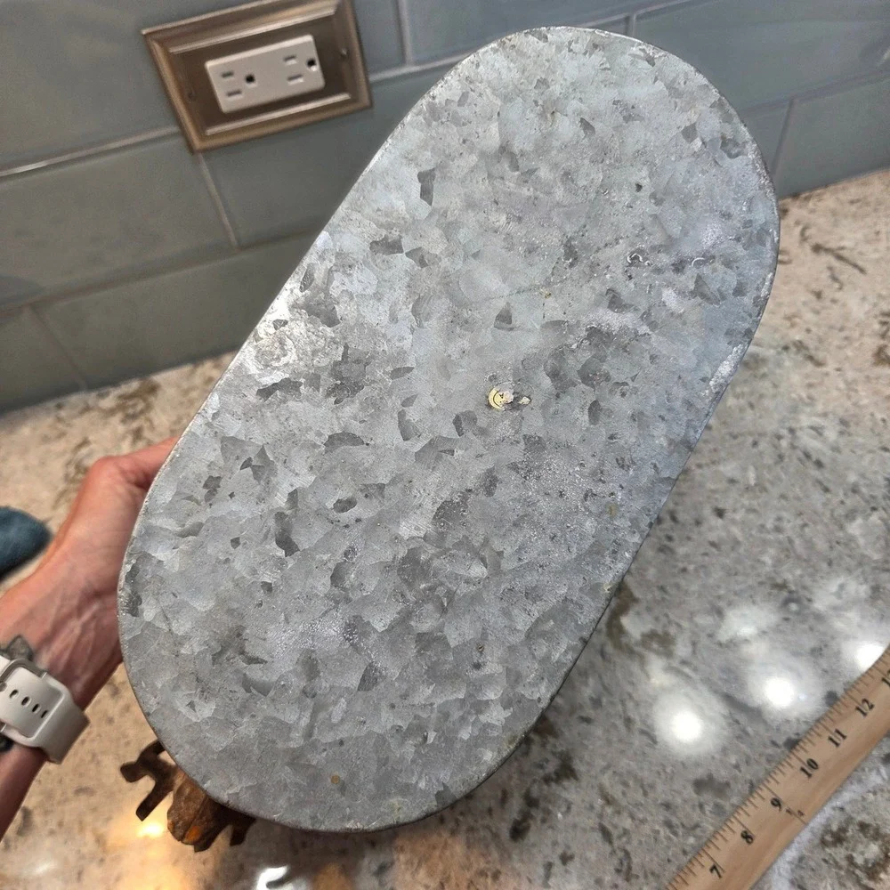 Unbranded rustic galvanized